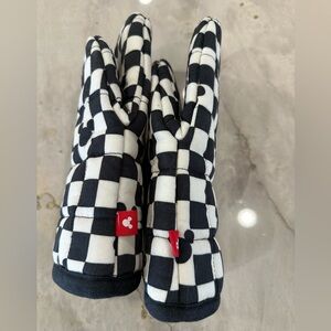 Disney Black & White Checkered Mickey Oven Mitts